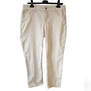 Chico's So Slimming  yellow ankle pants.  Size and material tags removed .